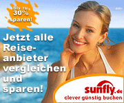 Lastminute-Reisen und mehr g�nstig buchen mit sunfly.de